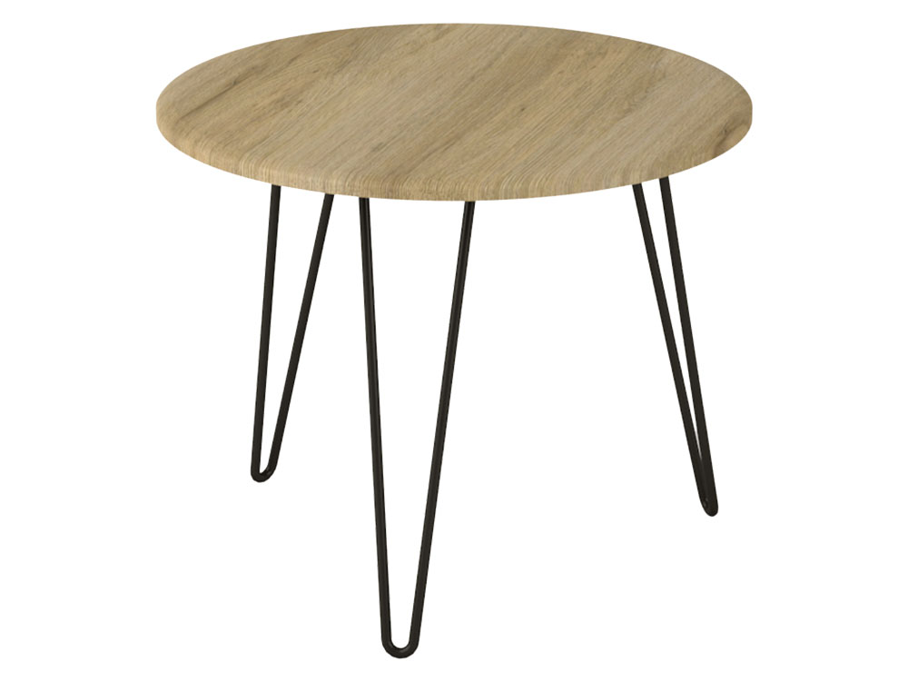 фото Журнальный столик рид 430 дуб сонома/черный, металл калифорния мебель