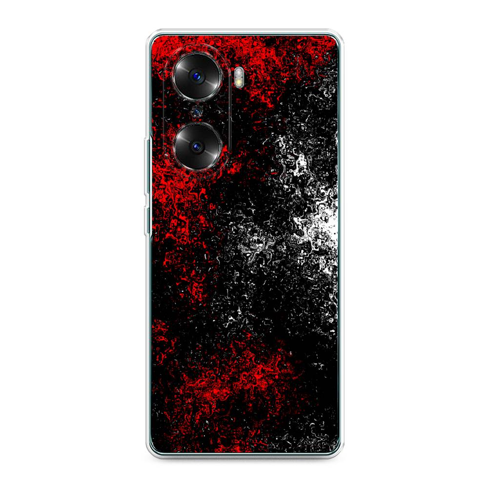 

Чехол на Honor 60 "Монотипия", Красный;черный;белый, 6106650-3