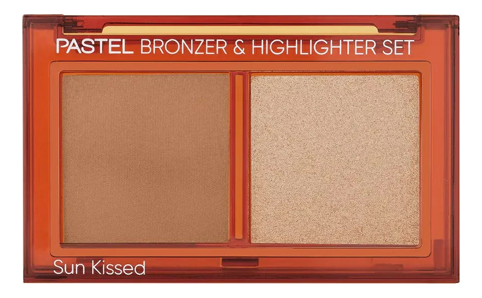 Палетка PASTEL Bronzer & Highlighter Set Sun Kissed, №01 Natural Bronze & Soft Glow, 8,6 г палетка pastel bronzer