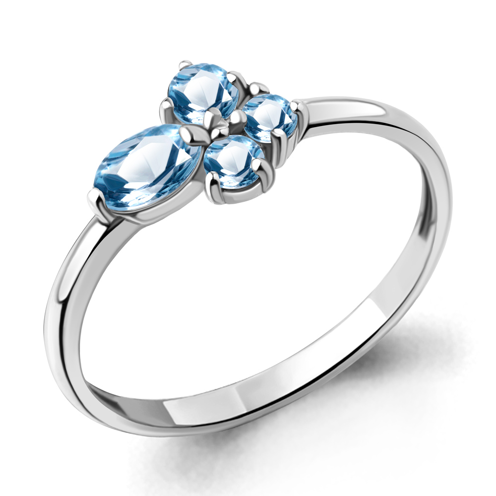 

Кольцо из серебра с топазом Aquamarine Aquamarine 6951405_925_р р, 6951405_925_р