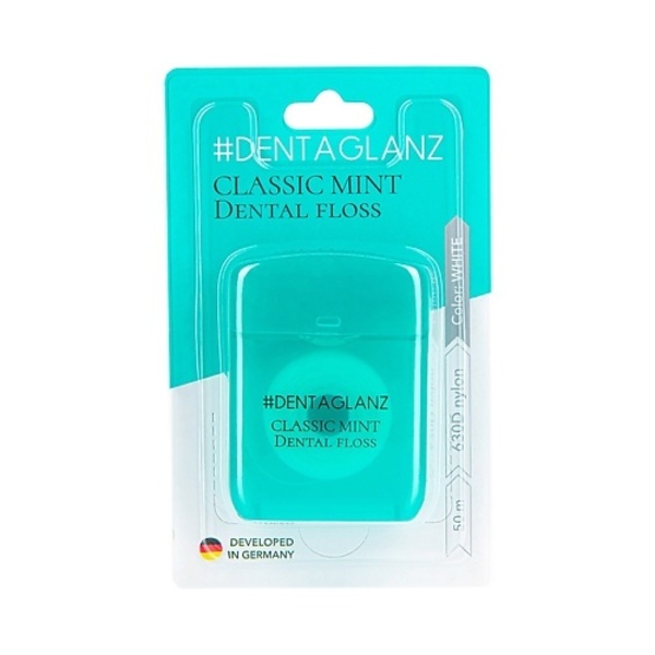 

Нить зубная #DentaGlanz Classic mint, 50 м, Белый