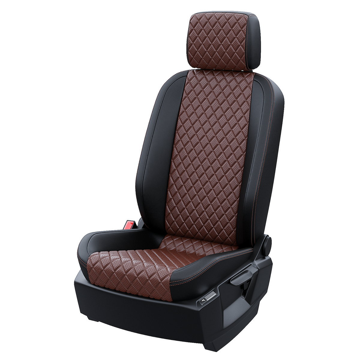 

Чехлы на сиденья Чехлы.ру для Toyota Camry XV40 6 5764AV161FT2 Экокожа ромб, Коричневый;черный, 5764AV