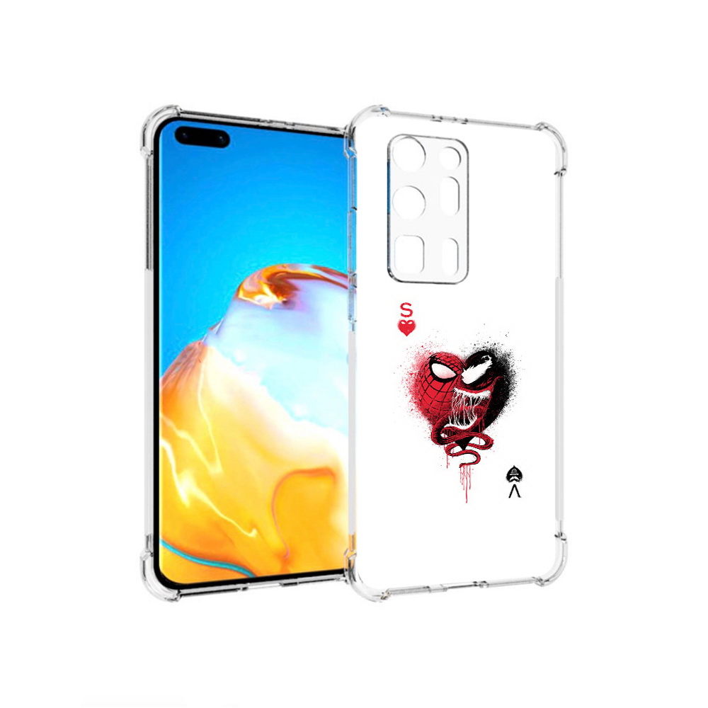 

Чехол MyPads Tocco для Huawei P40 Pro+ Веном, Прозрачный, Tocco
