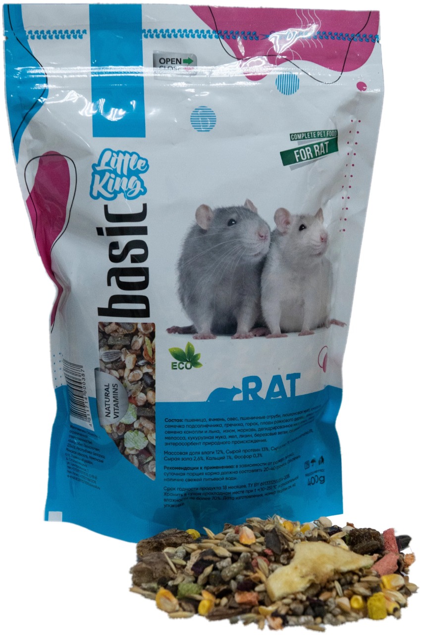 

Сухой корм для крысы Little King, 400 г