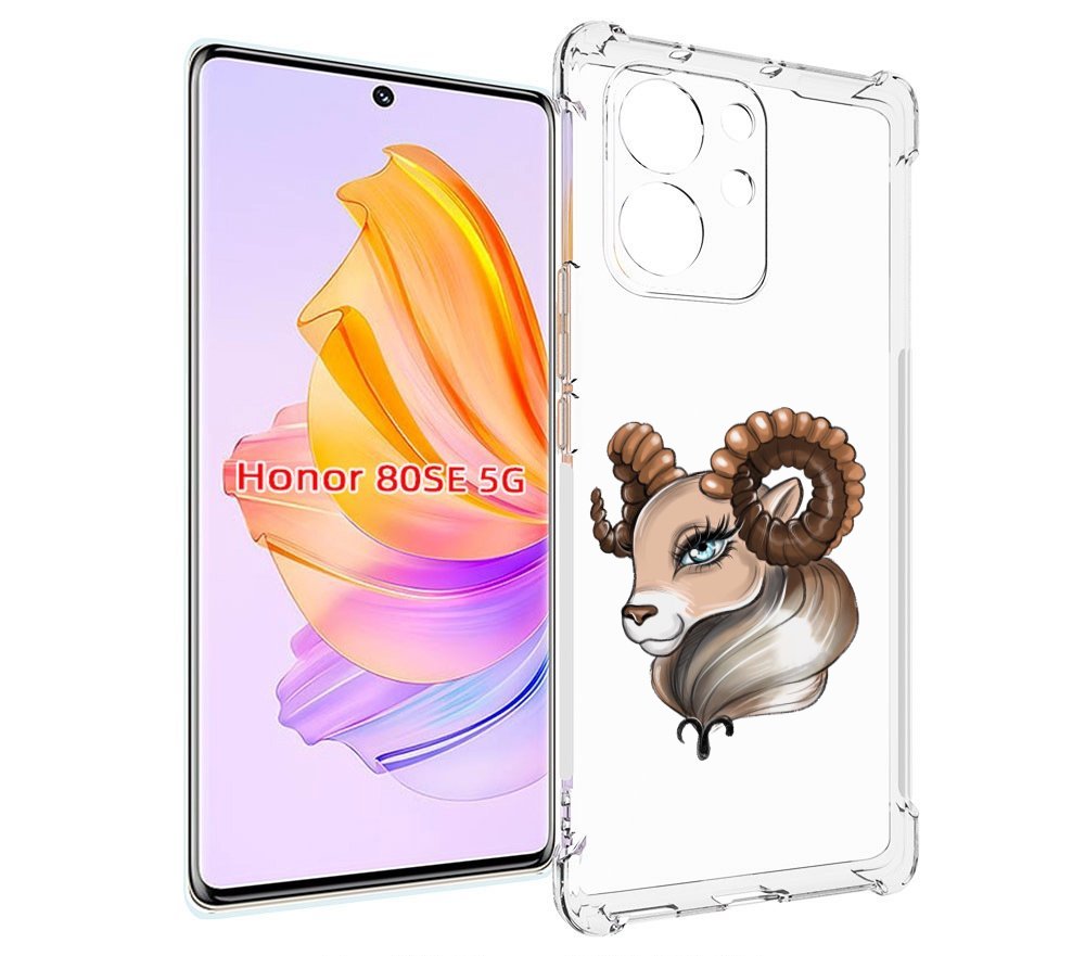 

Чехол MyPads Барашка для Honor 80 SE, Прозрачный, Tocco