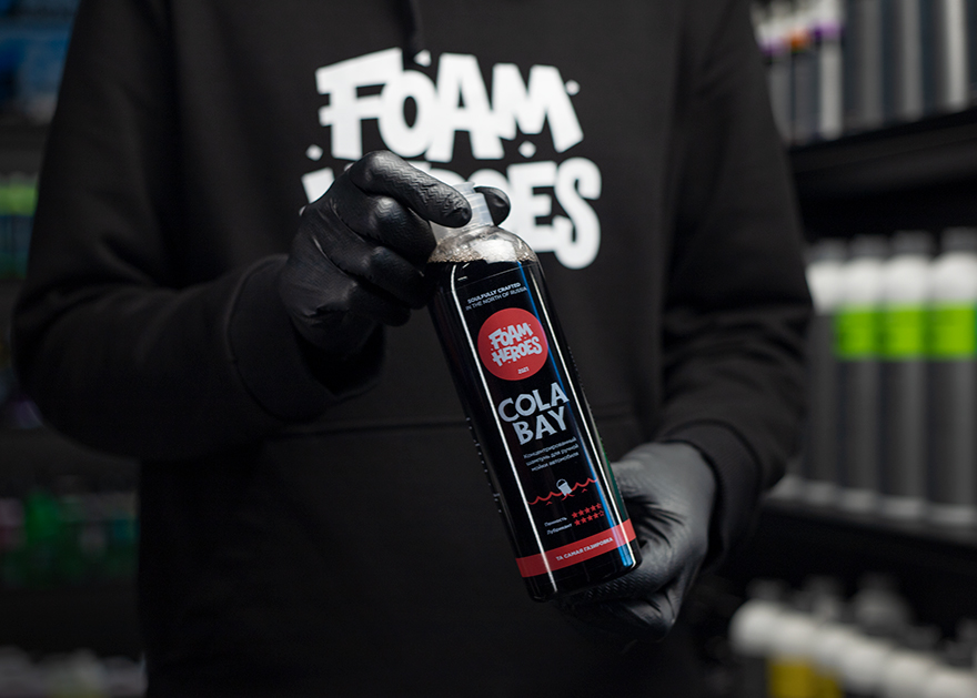 

Шампунь Foam Heroes Cola Bay для ручной мойки автомобиля, 500мл, Автошампунь