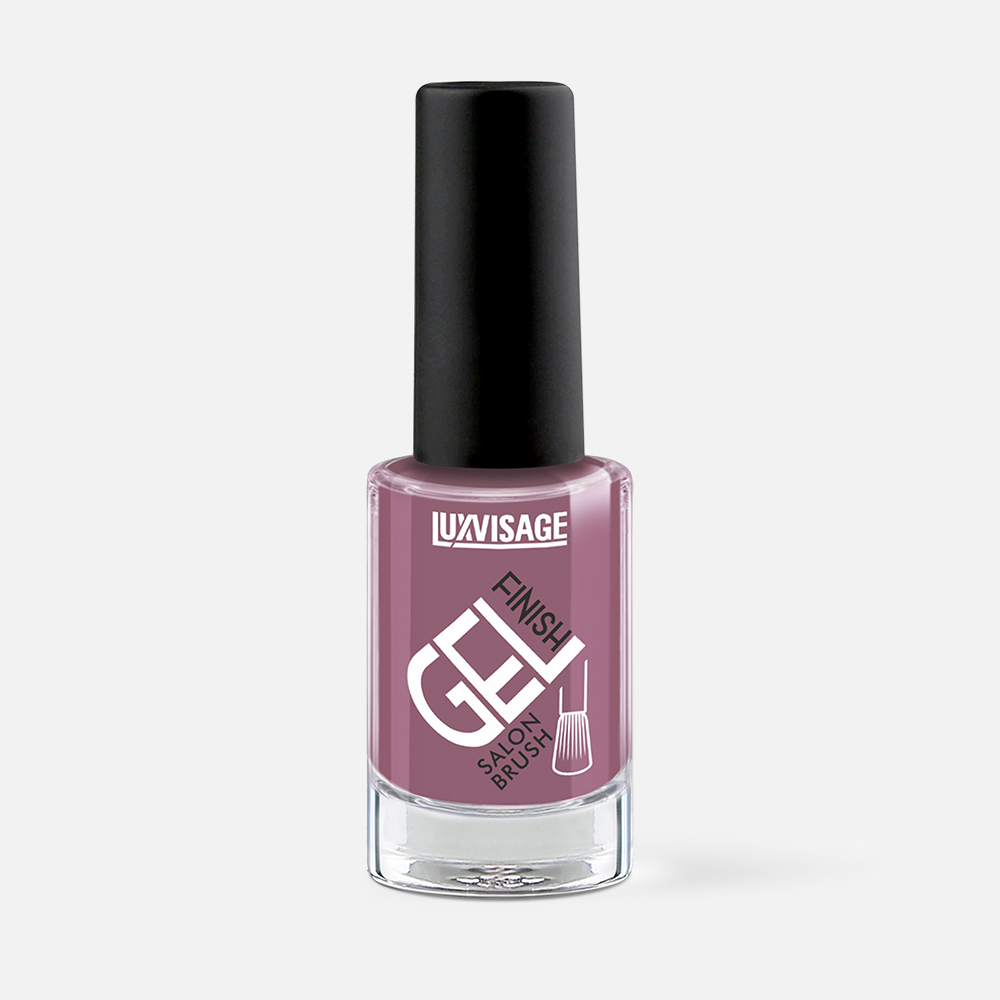 Лак для ногтей Luxvisage Gel Finish 23 Сливово-розовый 9 г 370₽