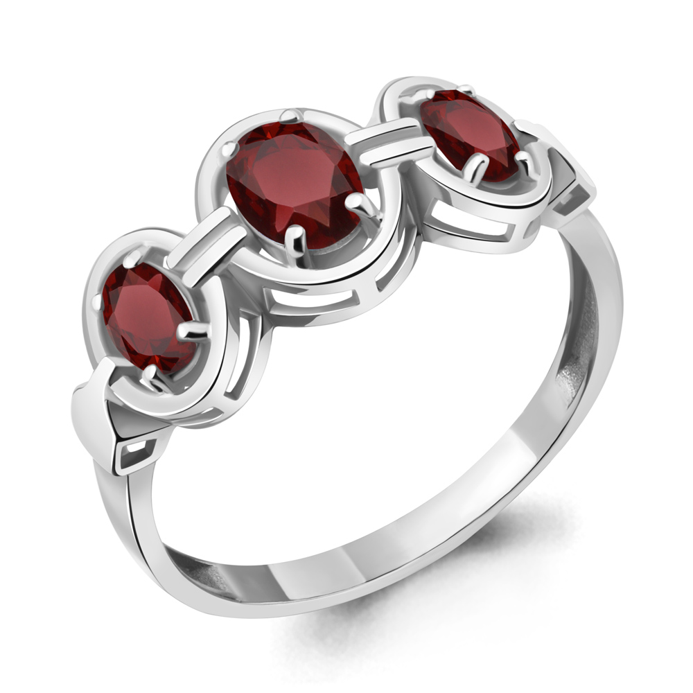 

Кольцо из серебра с гранатом Aquamarine Aquamarine 6950903_925_р р, 6950903_925_р