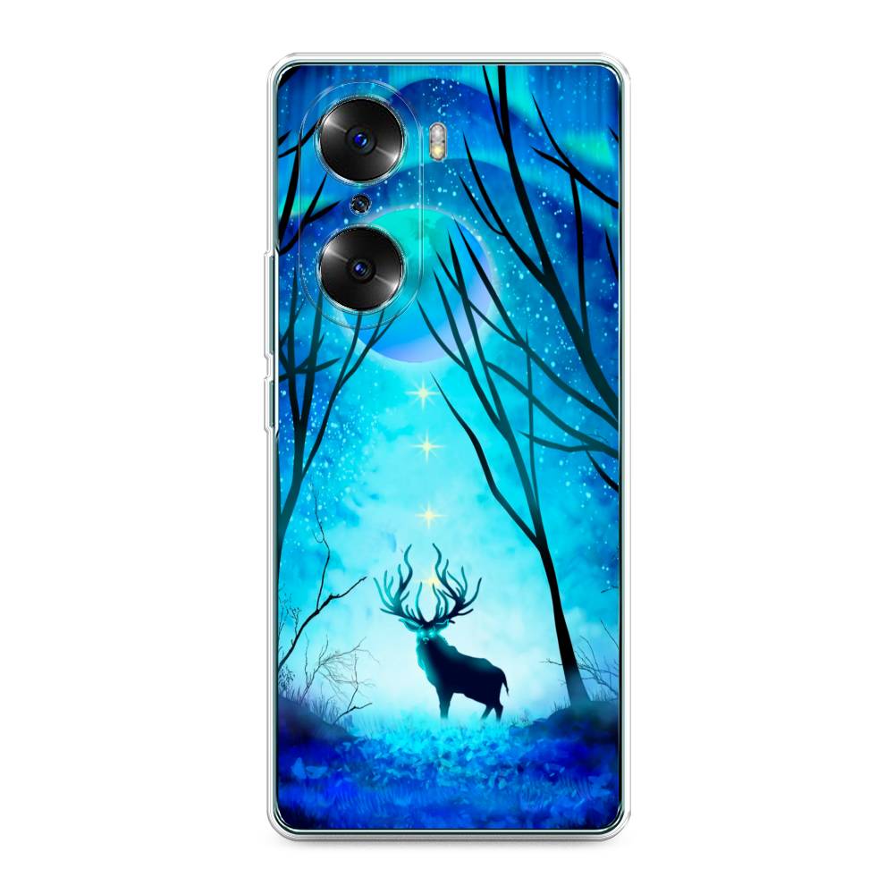

Чехол на Honor 60 "Олень северное сияние", Синий;черный;голубой, 6106650-1