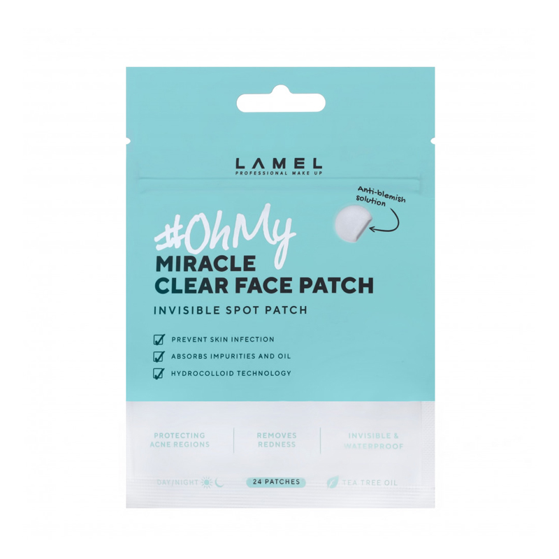 фото Патчи от акне lamel professional ohmy miracle clear face patch 24 шт