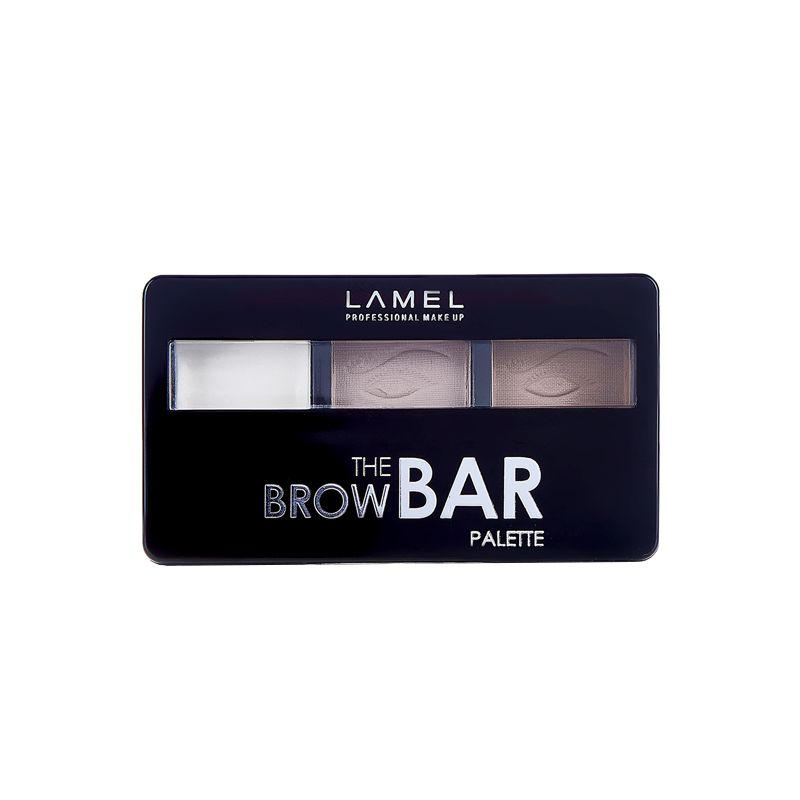 фото Набор для бровей тени и воск lamel professional the brow bar palette т.403