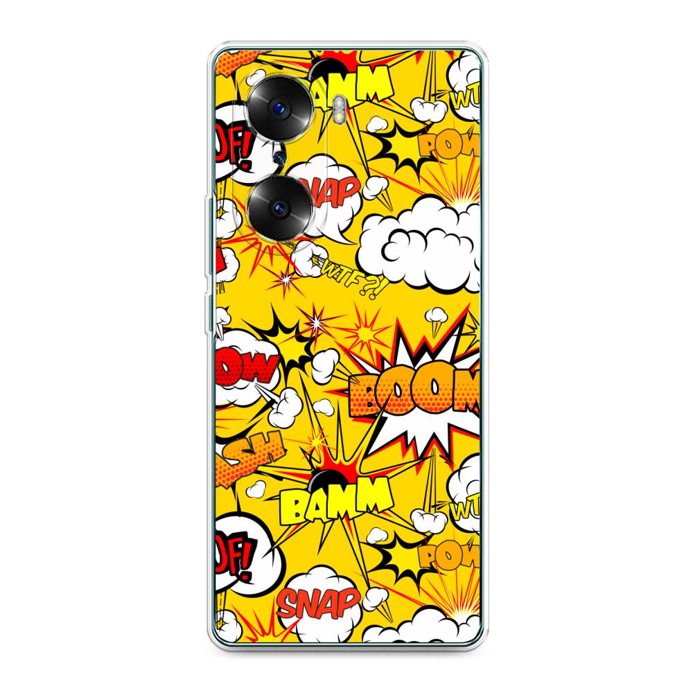 

Чехол на Honor 60 "Поп Арт эффекты", Желтый;белый;оранжевый, 6106650-6