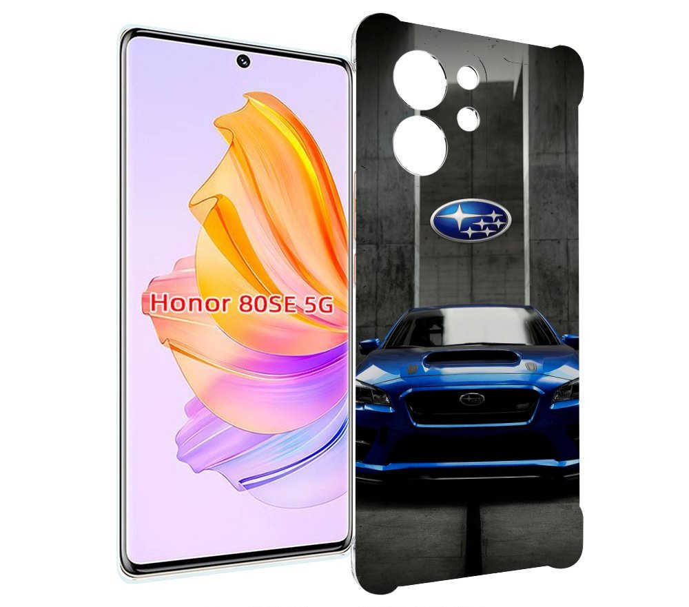 

Чехол MyPads subaru субару 1 мужской для Honor 80 SE, Прозрачный, Tocco