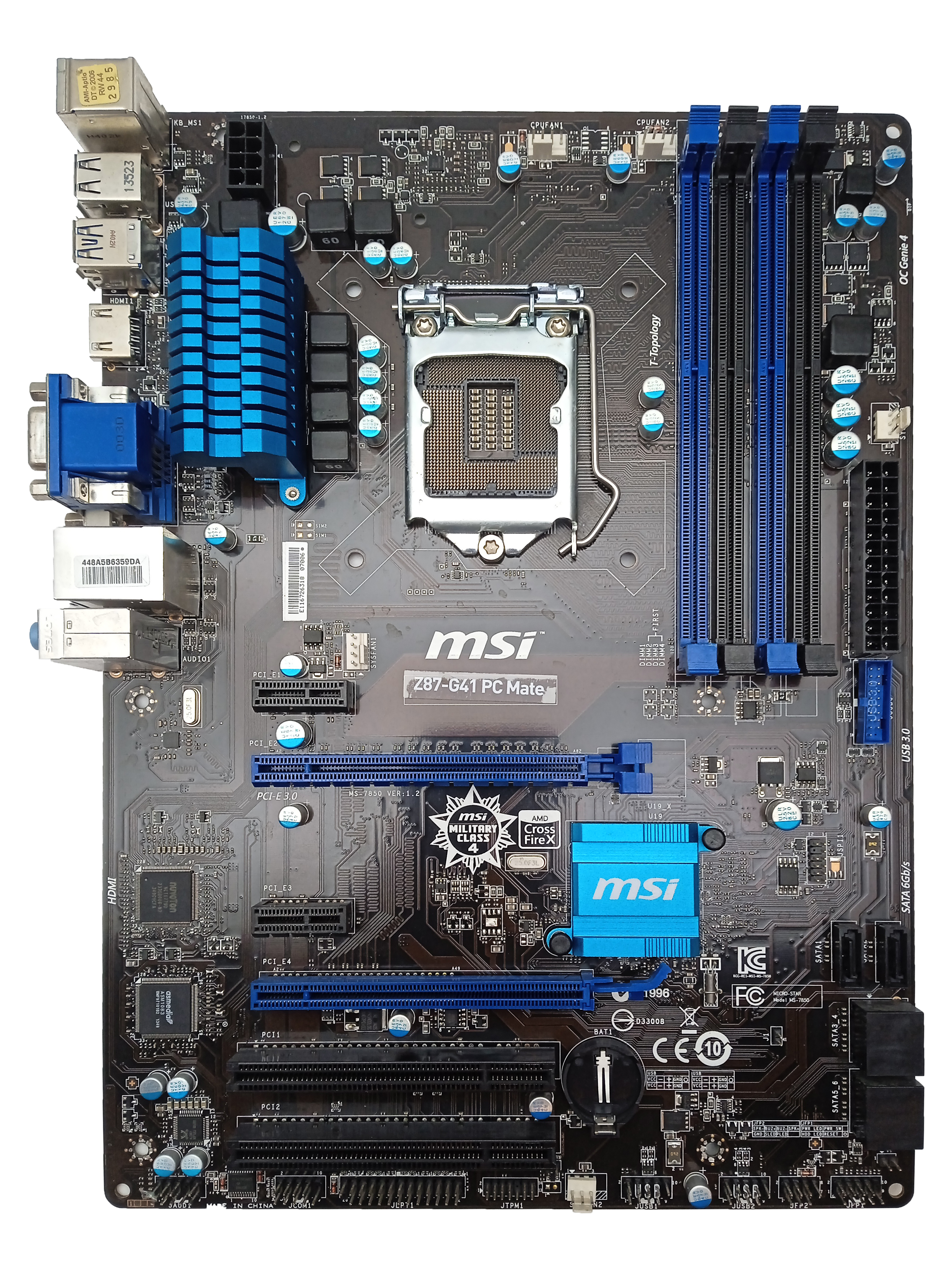 

Материнская плата MSI Z87-G41 PC MATE, Z87-G41 PC MATE