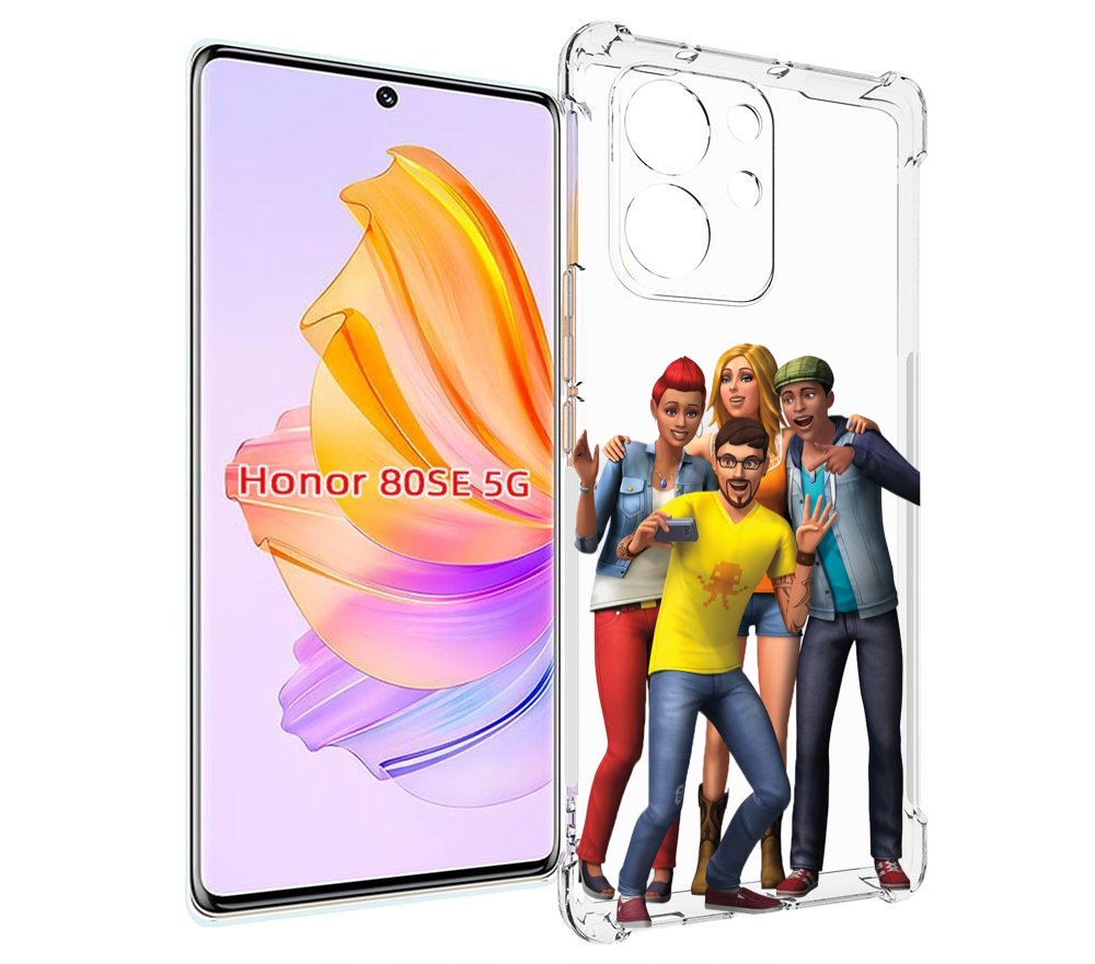 

Чехол MyPads sims для Honor 80 SE, Прозрачный, Tocco