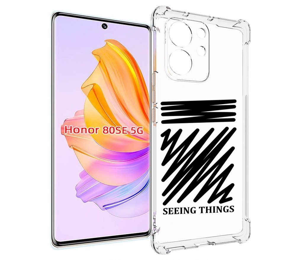 

Чехол MyPads seeing-things для Honor 80 SE, Прозрачный, Tocco