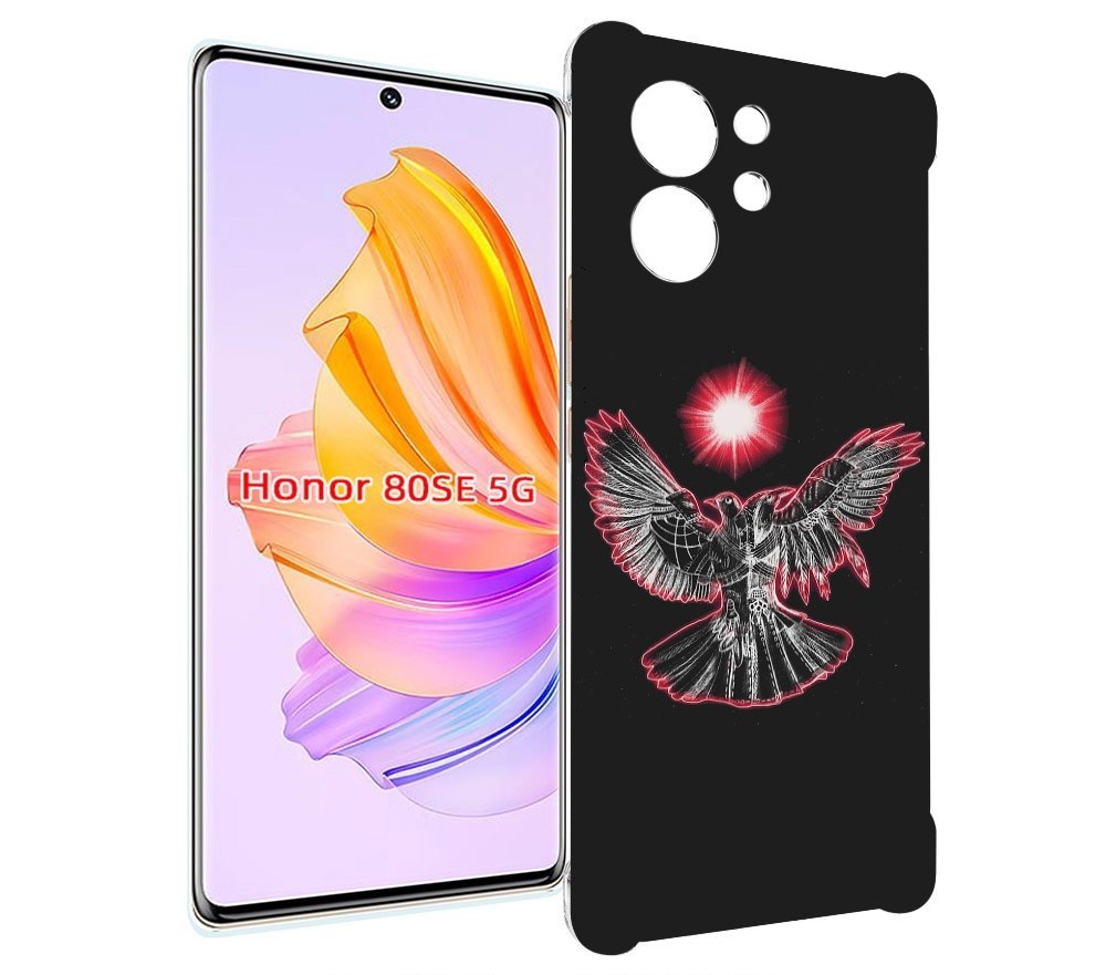 

Чехол MyPads pyrokinesis валькирия для Honor 80 SE, Прозрачный, Tocco