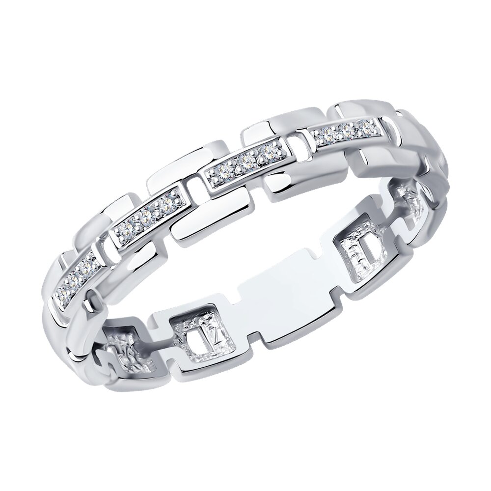 

Кольцо из белого золота с бриллиантом р. 17 Diamant 52-210-01697-1, 52-210-01697-1