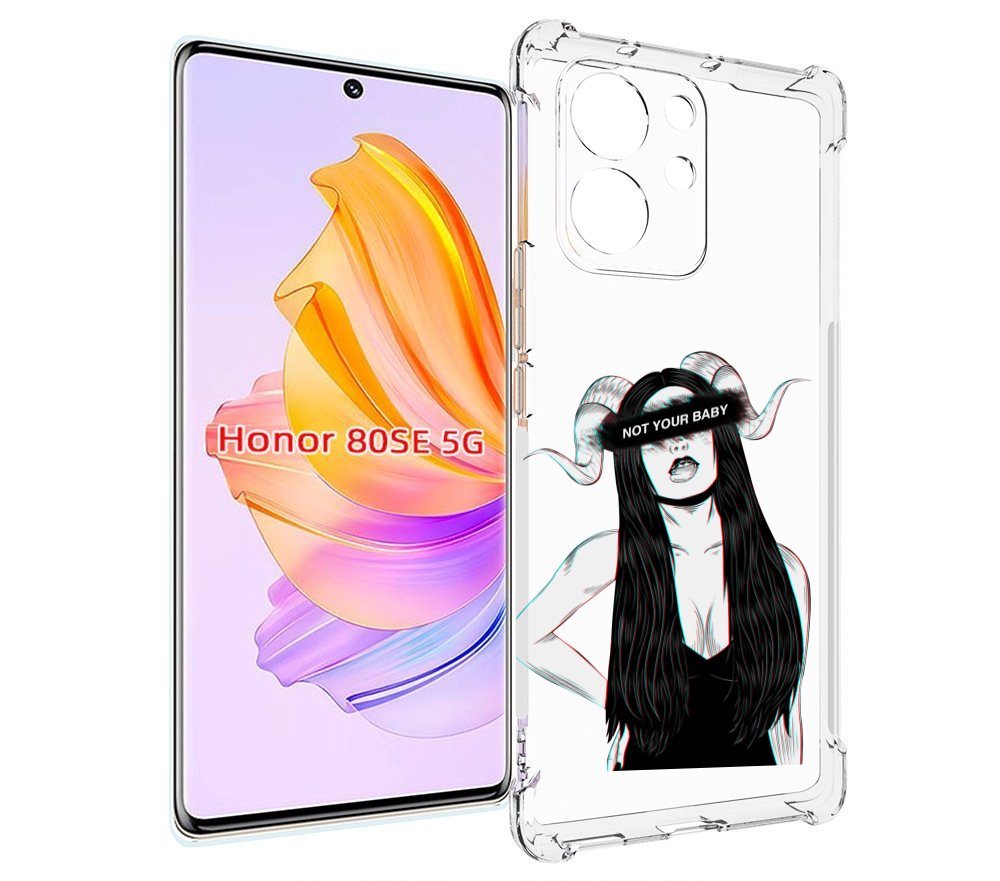 

Чехол MyPads not-your для Honor 80 SE, Прозрачный, Tocco