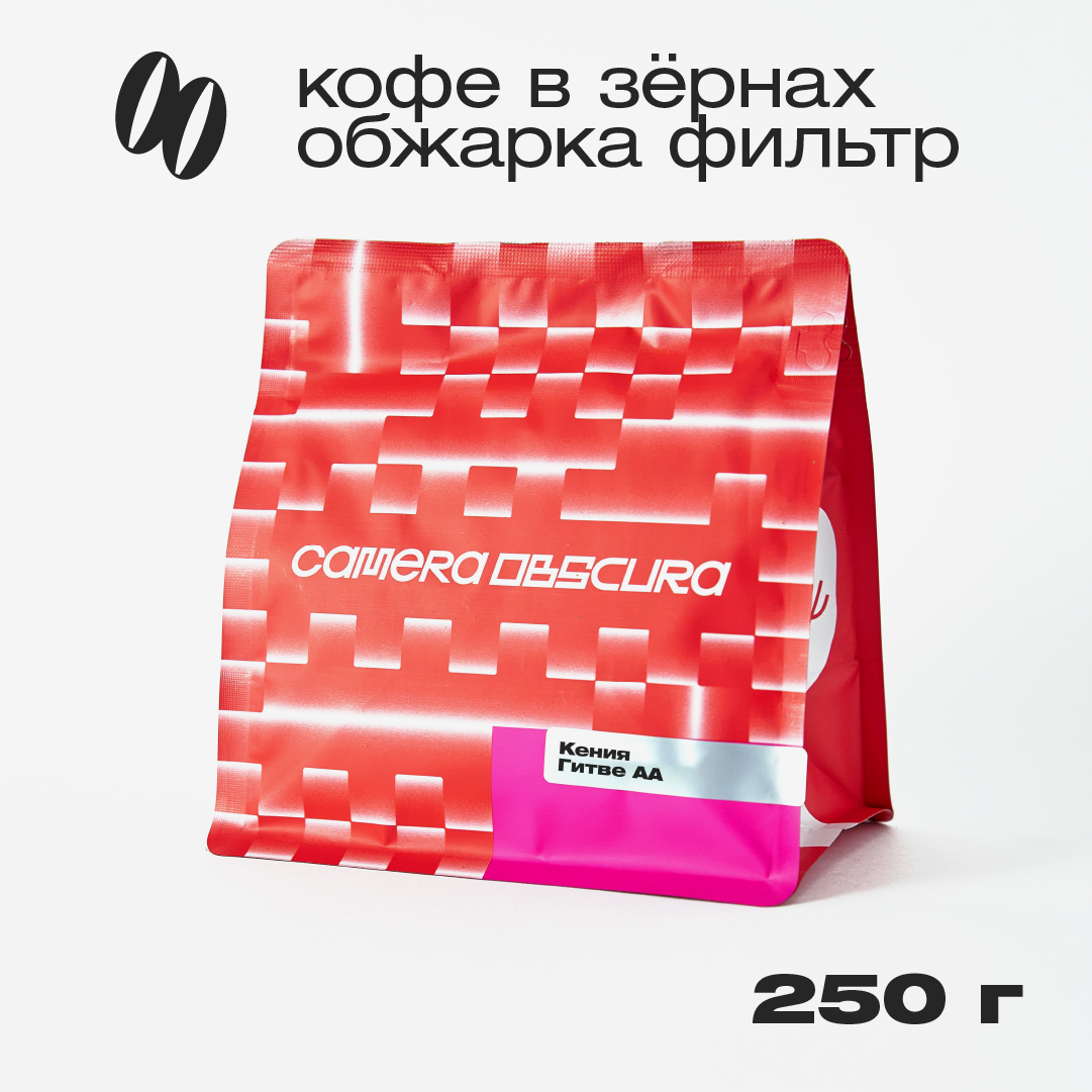 Кофе в зернах Camera Obscura Кения Гитве АА 250 г 1006₽