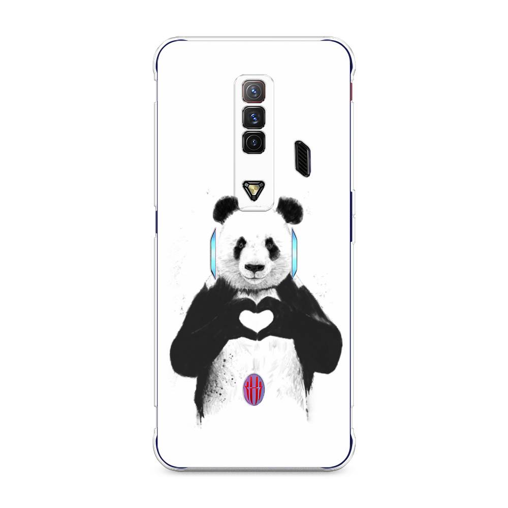 

Чехол Awog на ZTE Nubia Red Magic 7 / ЗТЕ Нубиа Ред Мэджик 7 "Панда love", Разноцветный, 135950-10