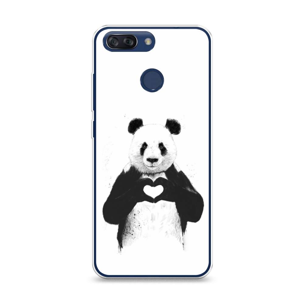 

Чехол Awog на ZTE Blade V9 Vita / ЗТЕ Блэйд V9 Vita "Панда love", Разноцветный, 132550-10
