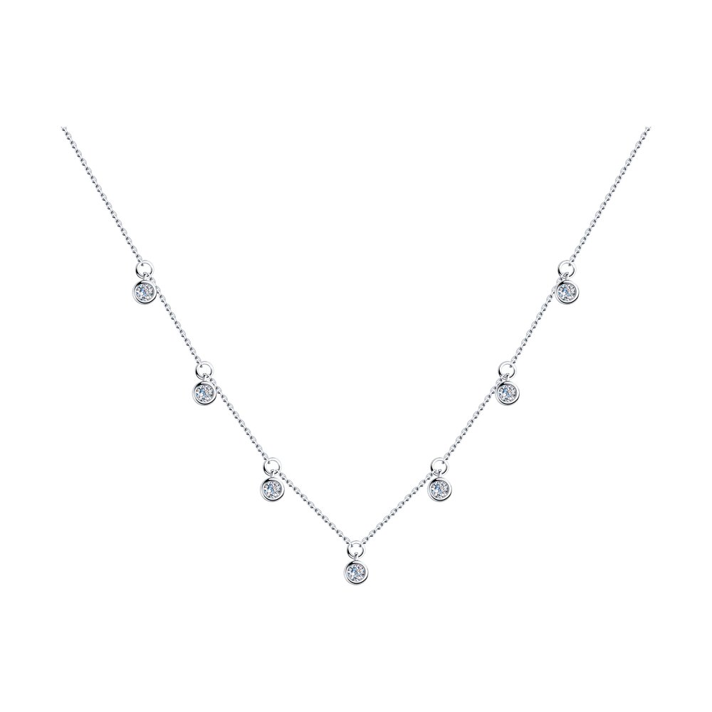

Колье из серебра с фианитом 55 см SOKOLOV 94070351, 94070351