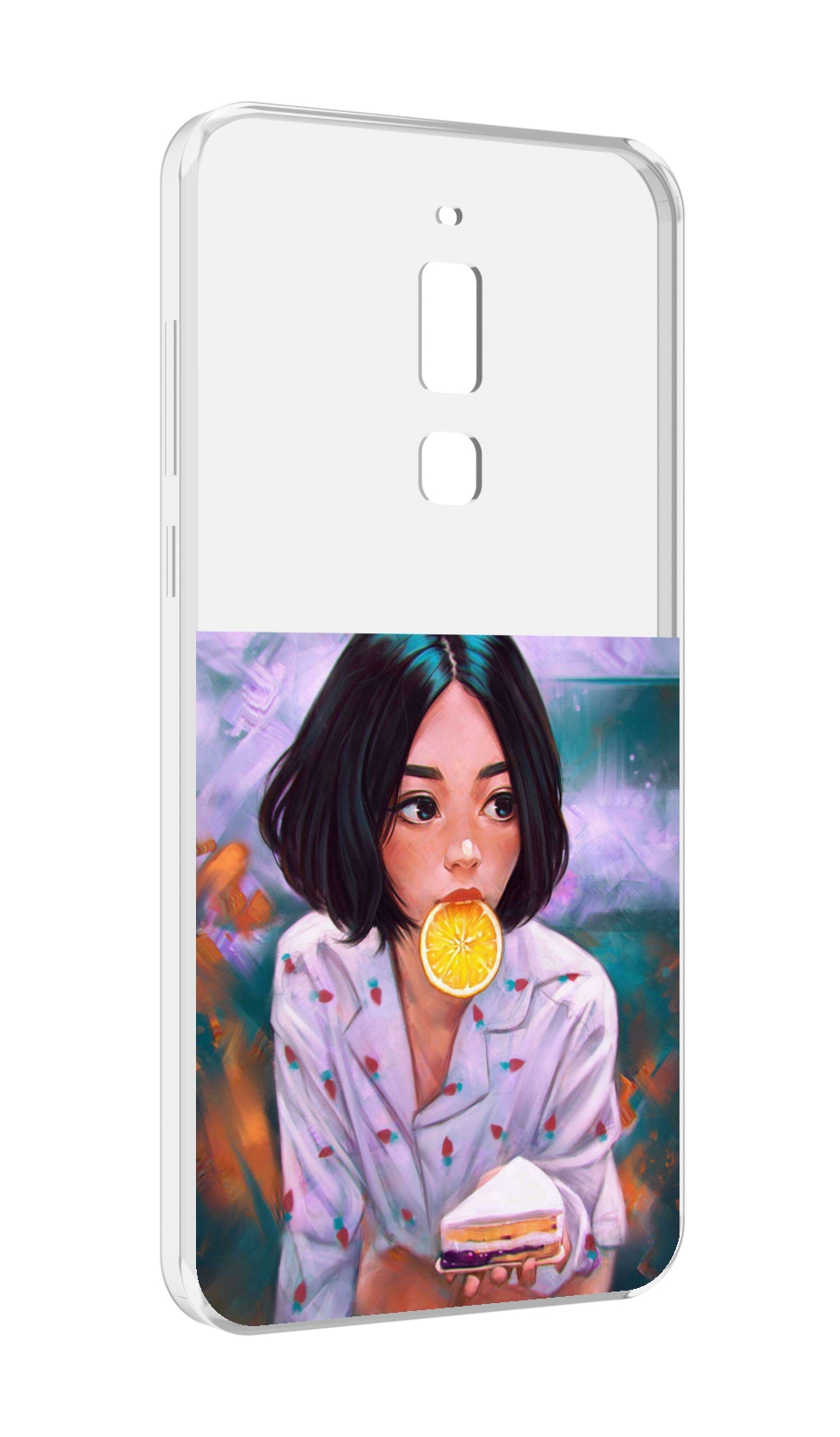 

Чехол MyPads девушка-с-чизкейком женский для Meizu M6T, Прозрачный, Tocco