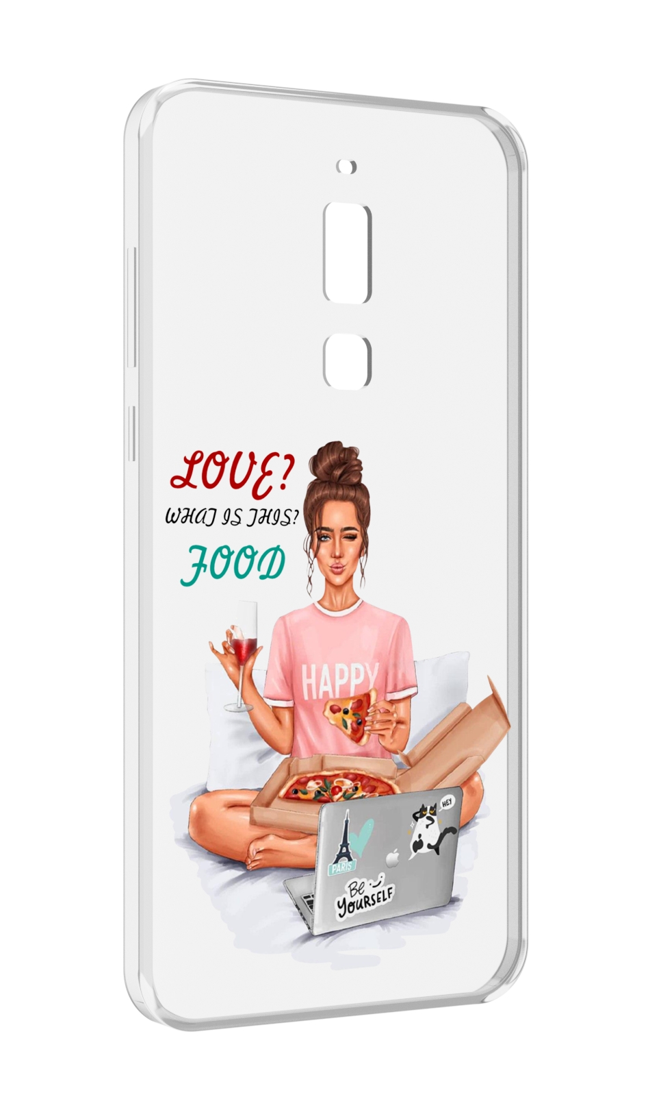 

Чехол MyPads девушка-с-ноутбуком женский для Meizu M6T, Прозрачный, Tocco