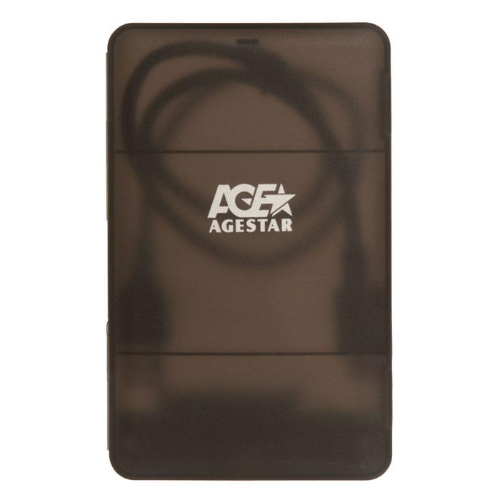 Внешний корпус для HDD/SSD AgeStar 3UBCP3C BLACK