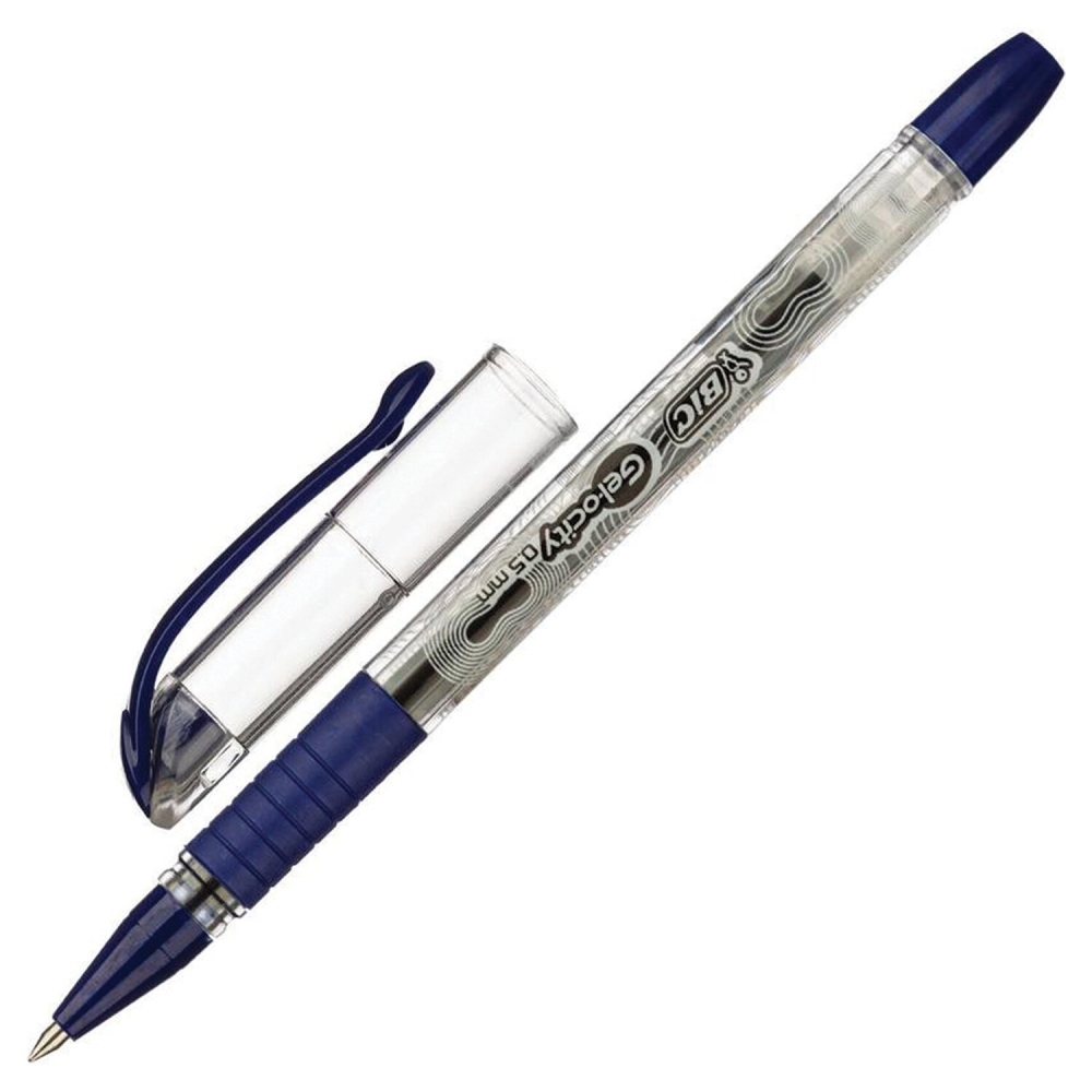 

Набор из 30 шт, Ручка гелевая с грипом BIC Gelocity Stic, синяя, узел 0,5 мм