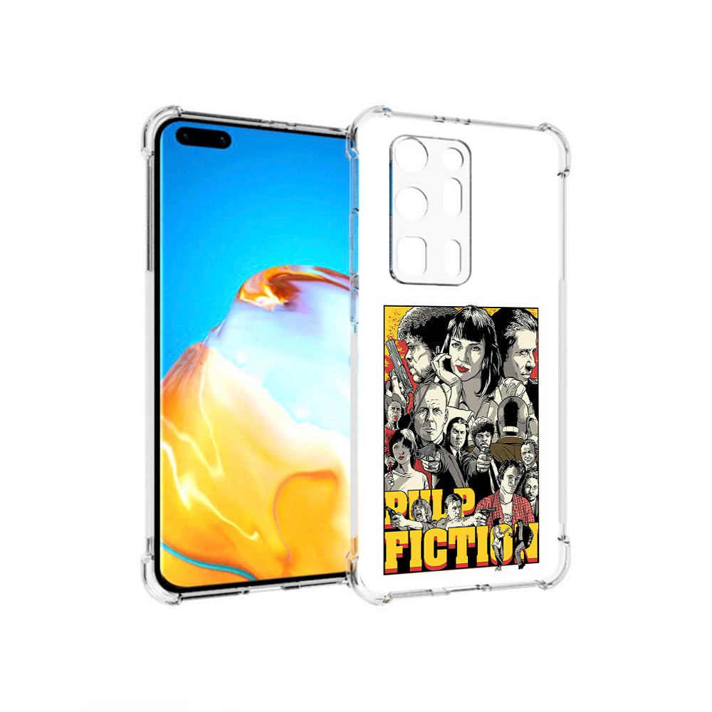 Чехол MyPads Tocco для Huawei P40 Pro+ комикс картинка