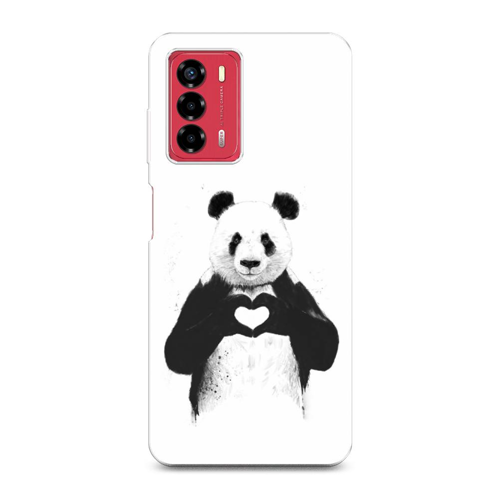 

Чехол Awog на ZTE Blade V40 Vita / ЗТЕ Блэйд V40 Vita "Панда love", 135650-10