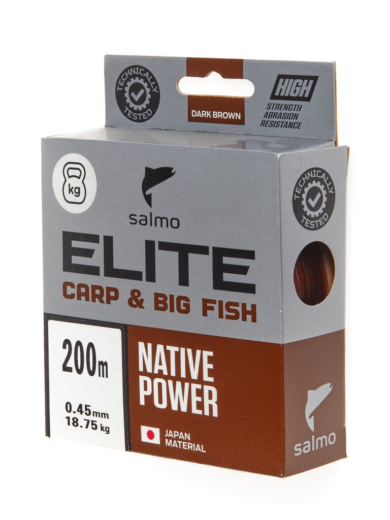 фото Леска монофильная salmo elite carp & big fish 200/045