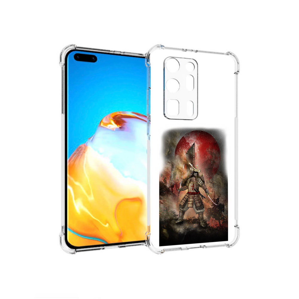 

Чехол MyPads Tocco для Huawei P40 Pro+ китайскийвоин, Прозрачный, Tocco