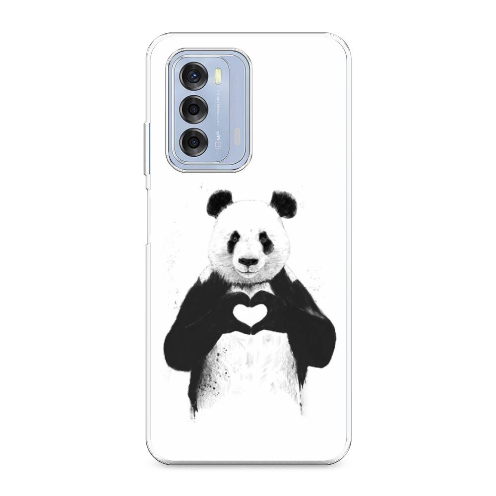 

Чехол Awog на ZTE Blade V40 / ЗТЕ Блэйд V40 "Панда love", Разноцветный, 136150-10