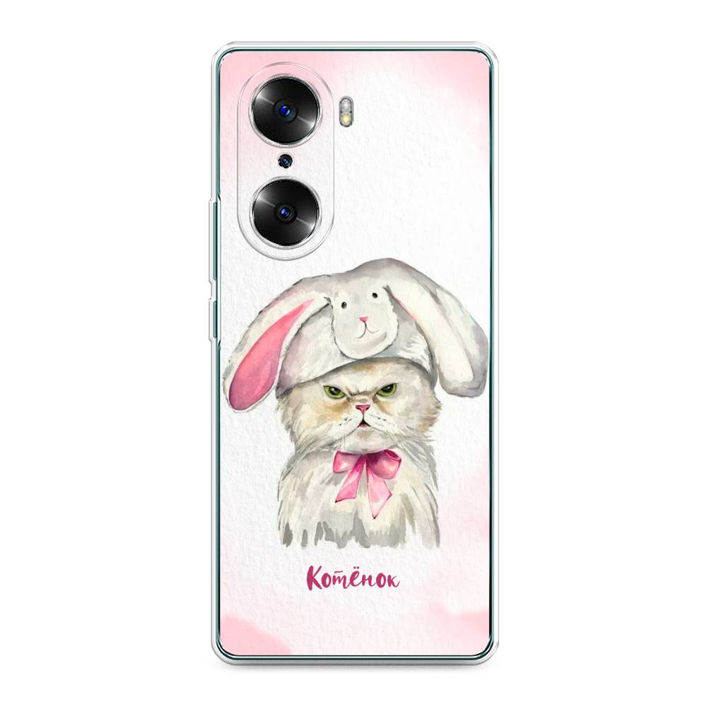 

Чехол на Honor 60 "Мой котёнок", Розовый;серый, 6106650-1