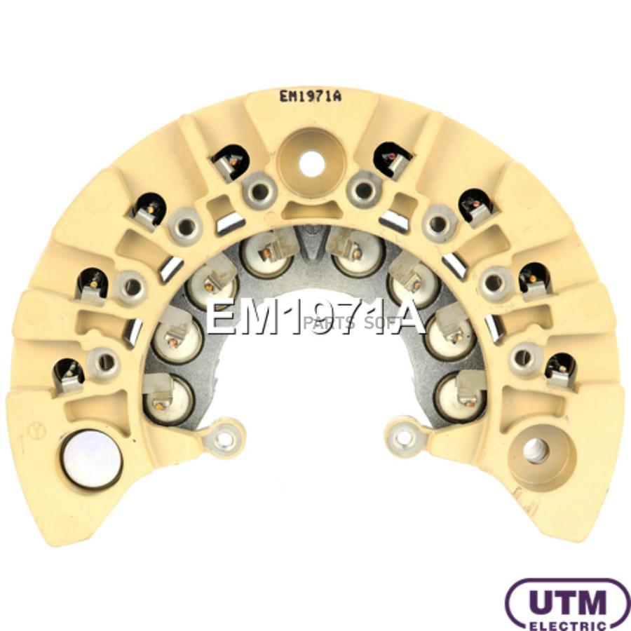 

UTM EM1971A Диодный мост генератора RENAULT LAGUNA 2.0 dCi 2007= 1шт