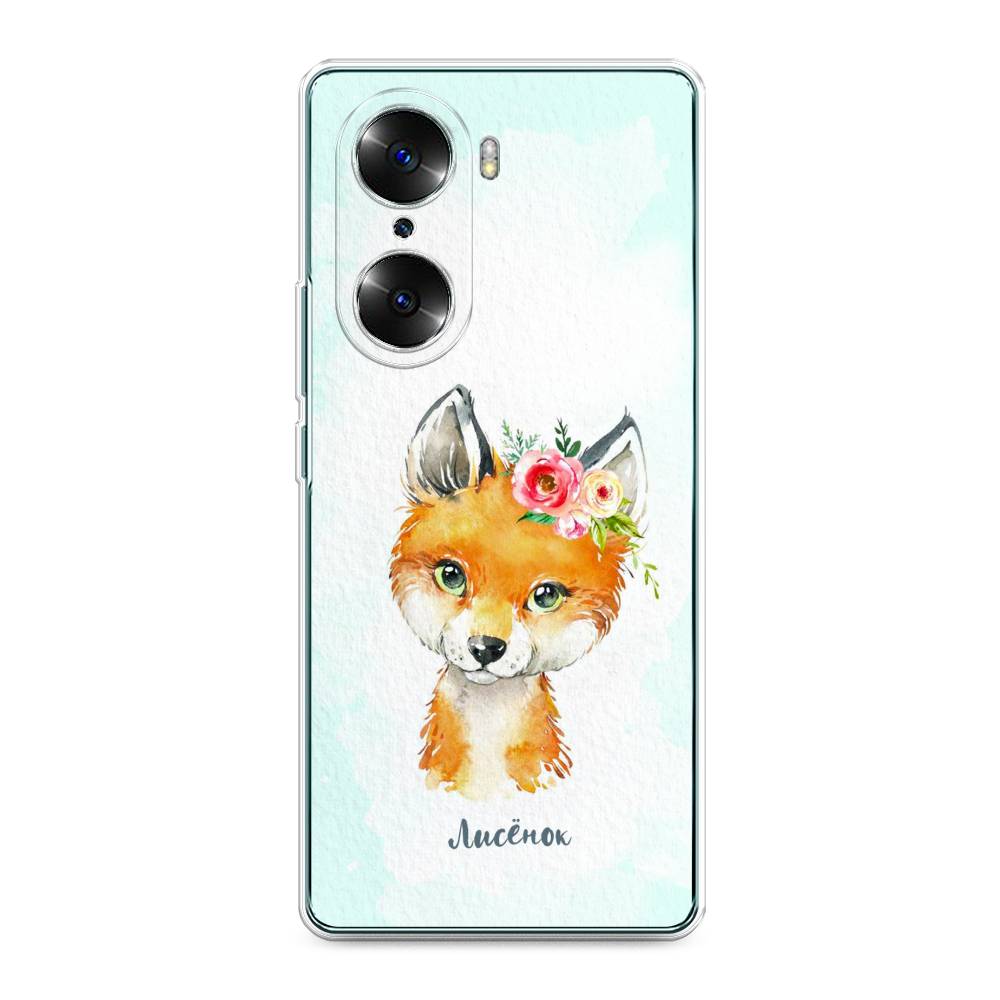 

Чехол на Honor 60 "Мой лисёнок", Голубой;оранжевый, 6106650-1