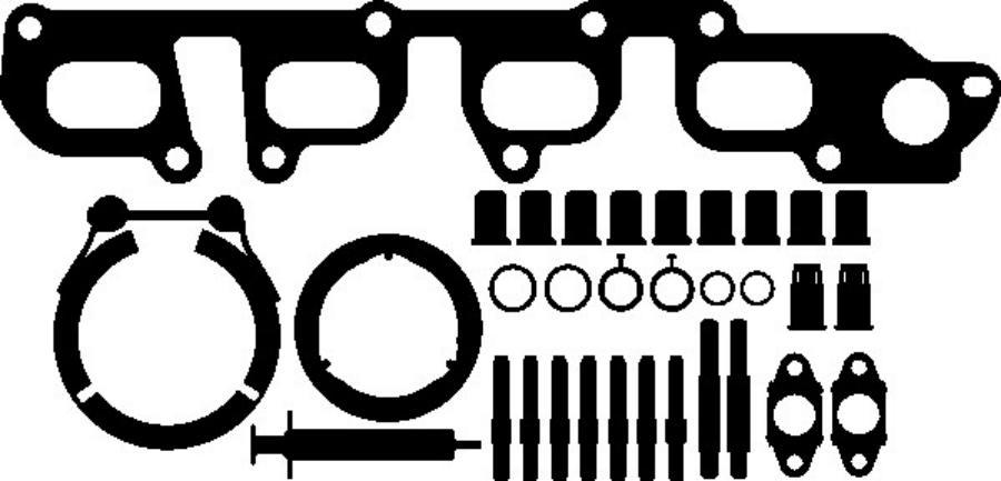 Прокл. Турбины Vw Мultivаn V (7Нм,7Нf,7Еf,7Ем,7Еn,7Нn) ELRING 323400