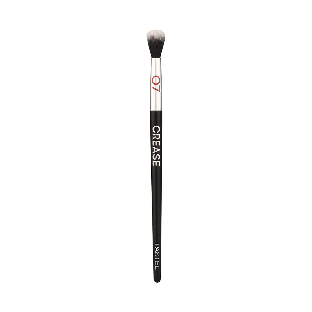 Кисть для теней Pastel Profashion Crease Brush №07 для растушевки в складке, черная