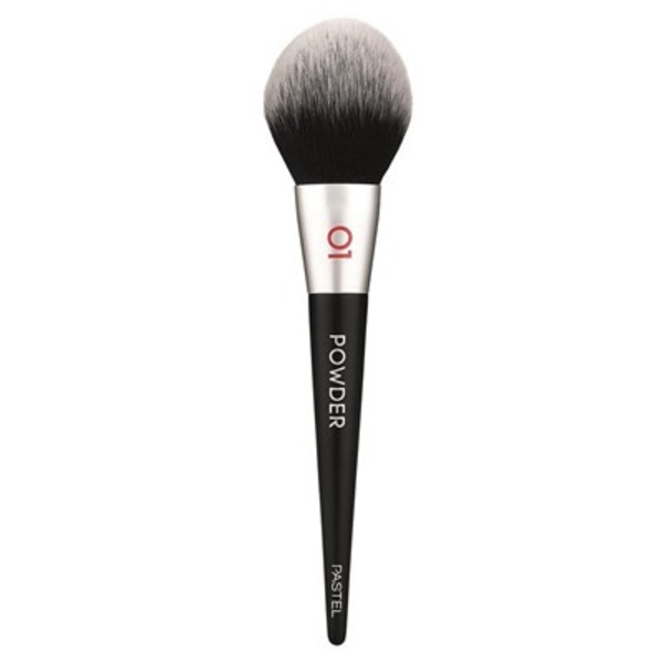 Кисть для пудры PASTEL Profashion Powder Brush №01 круглая, черная pastel кисть для пудры profashion powder brush 01