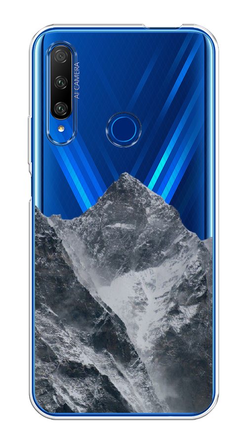 

Чехол на Huawei Honor 9X Premium "Горы арт 4", Серый;бежевый, 610650-2