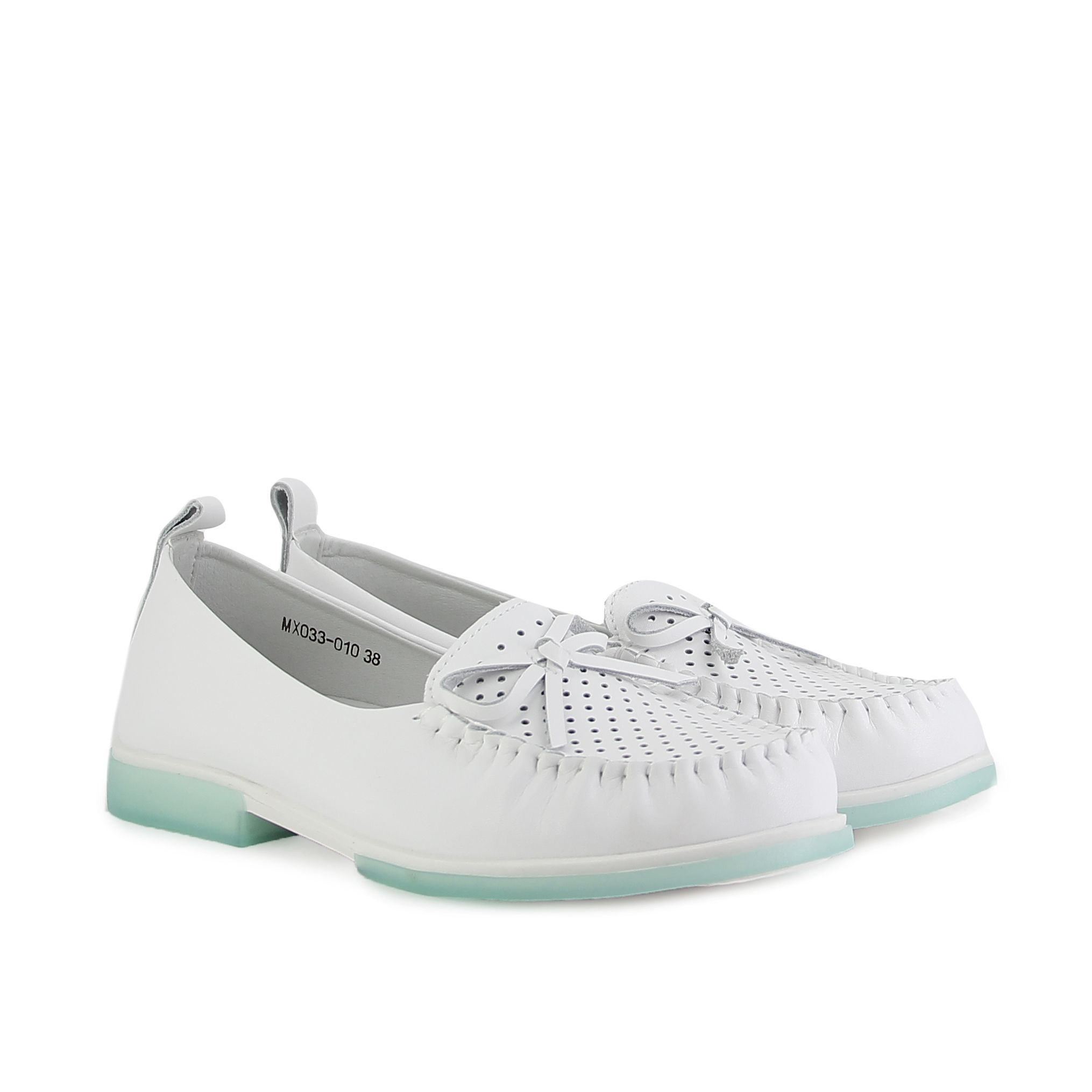 фото Мокасины женские baden mx033-010 белые 39 ru