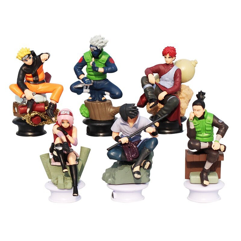 фото Набор фигурок geek place shinobi band 6шт. аниме figure.наруто6шт