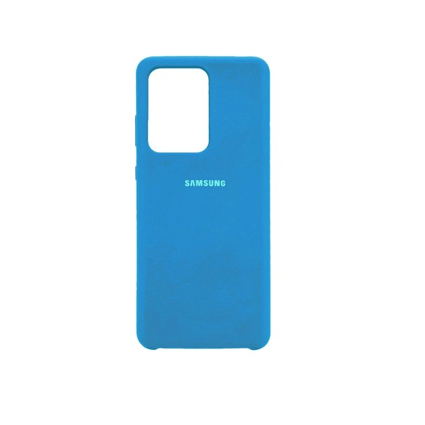 фото Чехол samsung note 20 silicone cover светло-синий nobrand