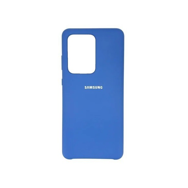 Чехол Samsung Note 20 Silicone Cover синий