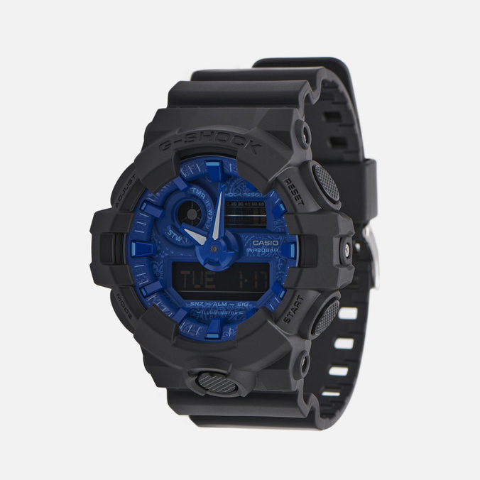 фото Наручные часы унисекс casio g-shock ga-700bp-1a blue paisley series