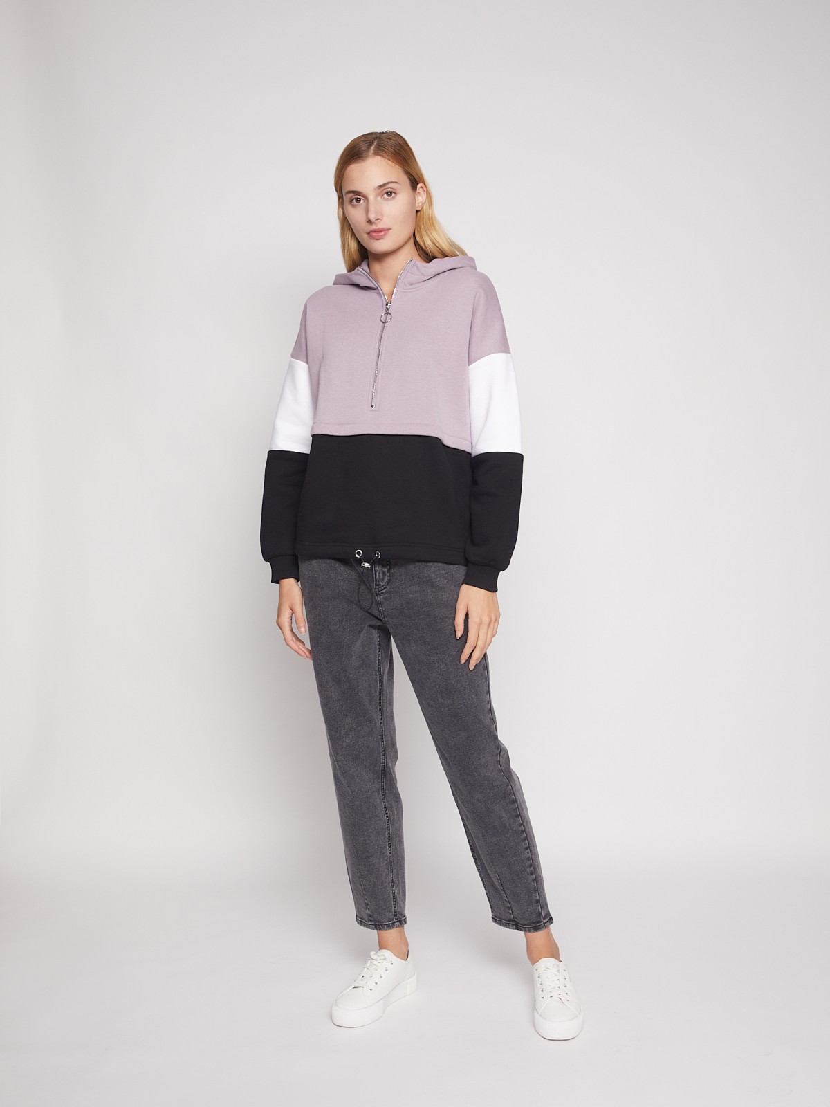 

Джинсы женские Zolla 22143711G101 серые 28, 22143711G101