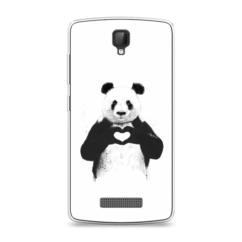 

Чехол Awog на ZTE Blade L5 (L5 Plus) / ЗТЕ Блэйд L5 (L5 Plus) "Панда love", 130350-10